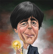 Karikatur, Jogi Löw, Nationalmannschaft, DFB, Dominic Lübbecke, Karikaturist, Magdeburg