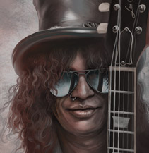 Portrait Slash Guns n Roses Dominic Lübbecke luebbi